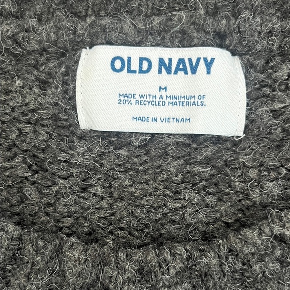 Old Navy Women's Dark Gray Crewneck Sweater - Picture 3 of 5